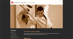 Desktop Screenshot of herlev-aikido.dk