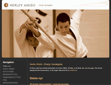 Tablet Screenshot of herlev-aikido.dk